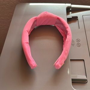 Lele Sadoughi Bubblegum Neoprene Knotted Headband